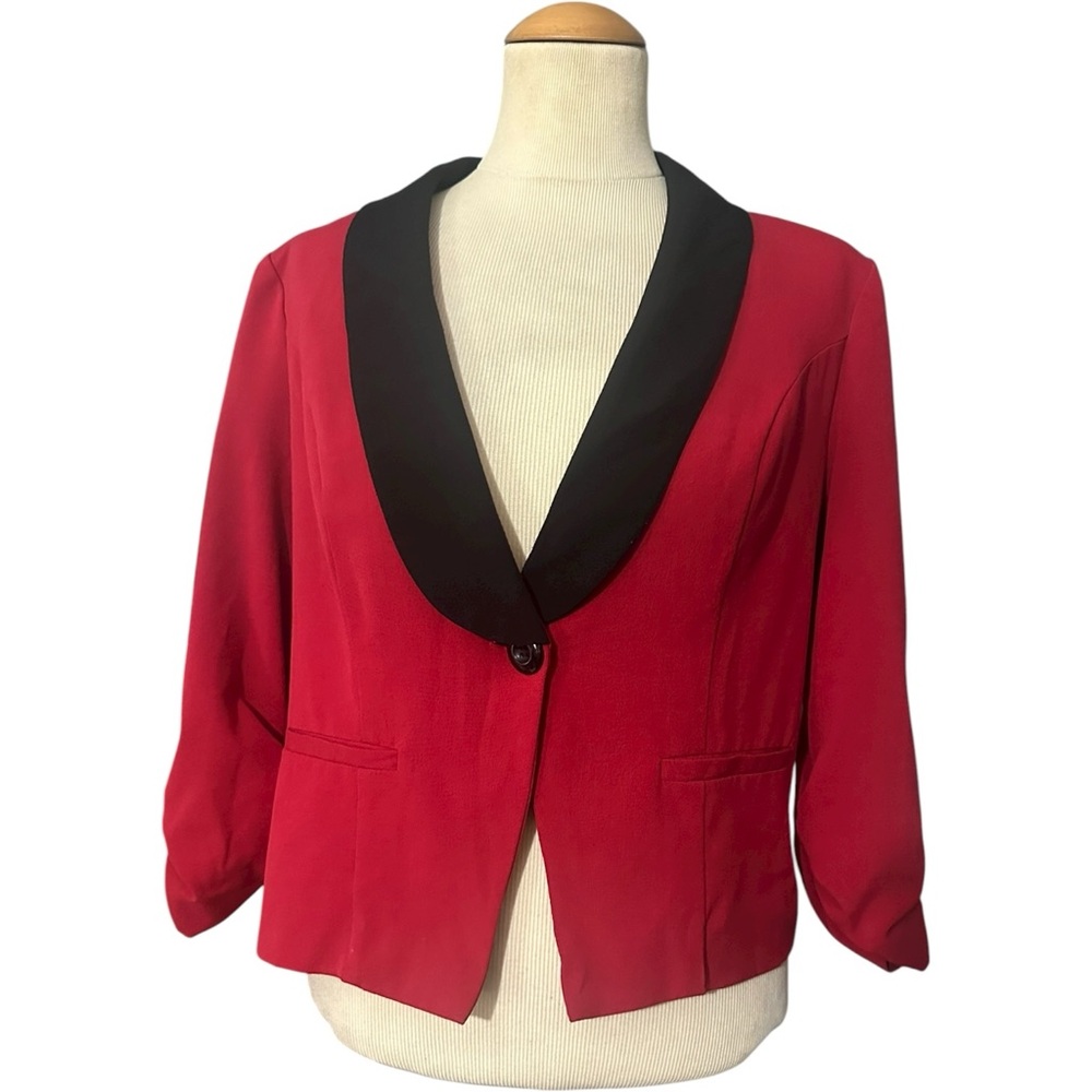 IZ Byer Blazer Red Black Size Large